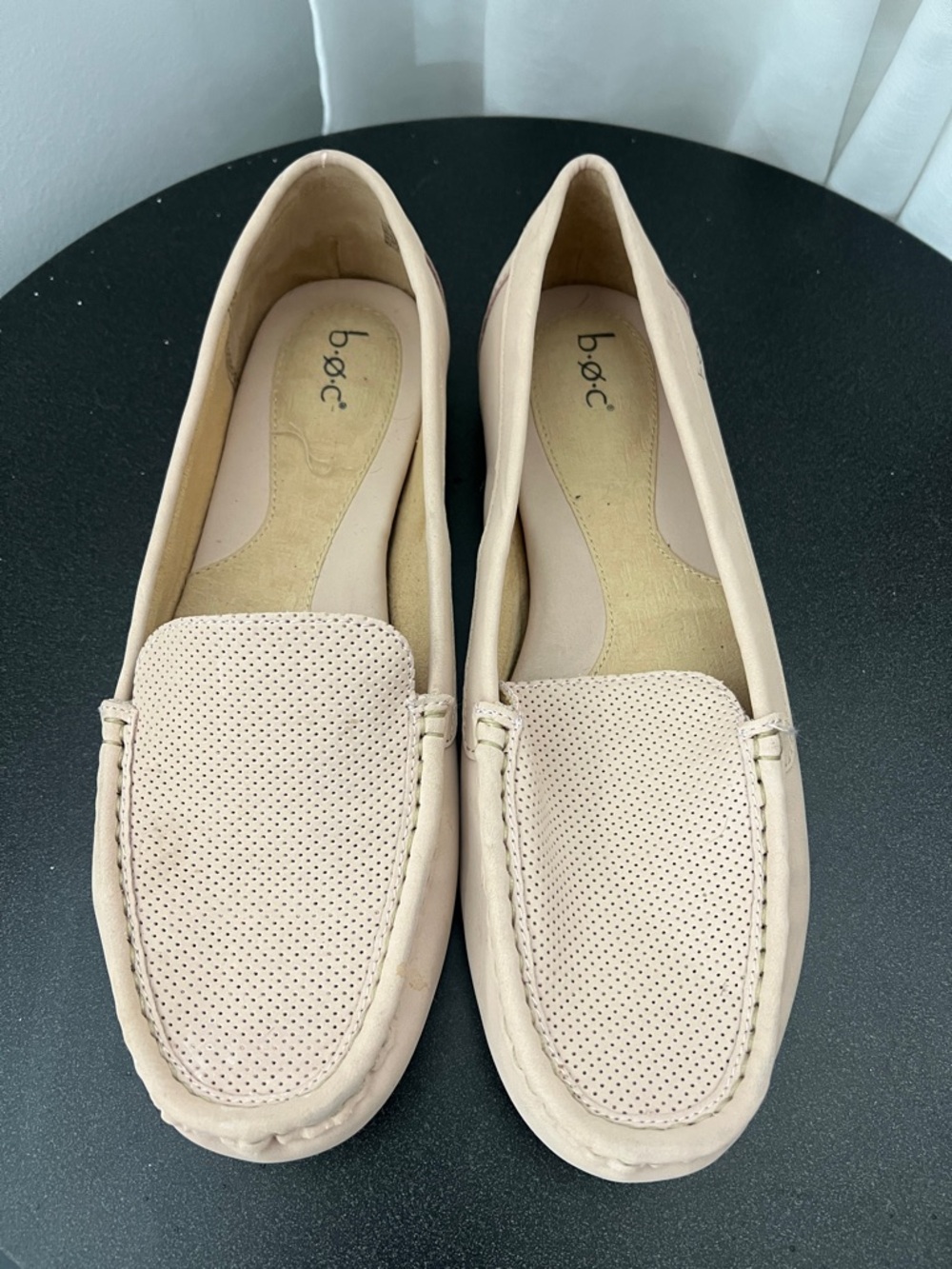 boc Light Beige Slip-On Loafers